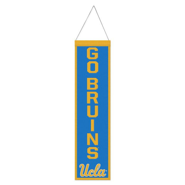UCLA Bruins SLOGAN Wool Banner 8" x 32"