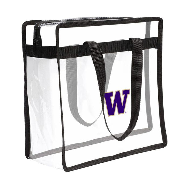 Bolsa de mano transparente de Washington Huskies