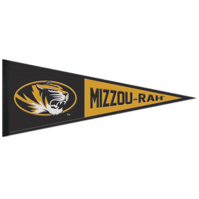 Banderín de lana con lema de los Missouri Tigers, 13" x 32"