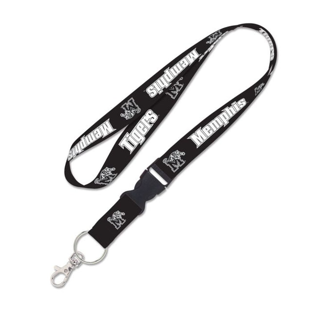 Memphis Tigers BLACKOUT Lanyard w/detachable buckle 1"