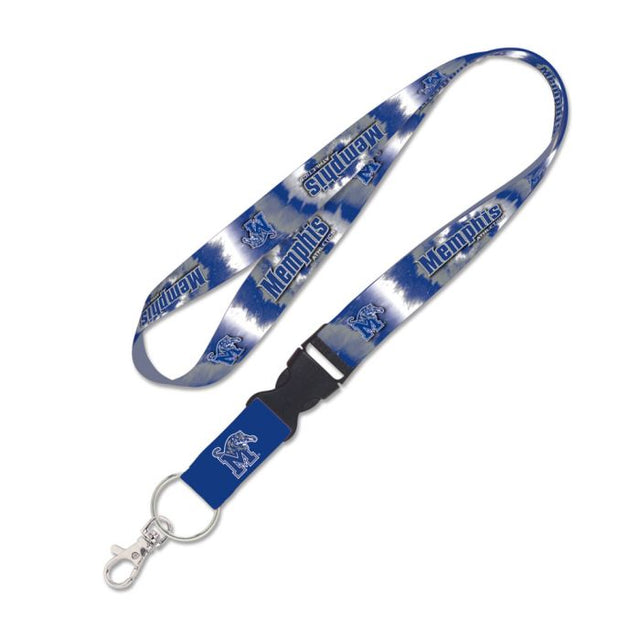 Memphis Tigers TIE DYE Lanyard w/detachable buckle 1"