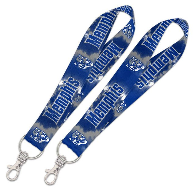 Memphis Tigers TIE DYE Lanyard Key Strap 1"