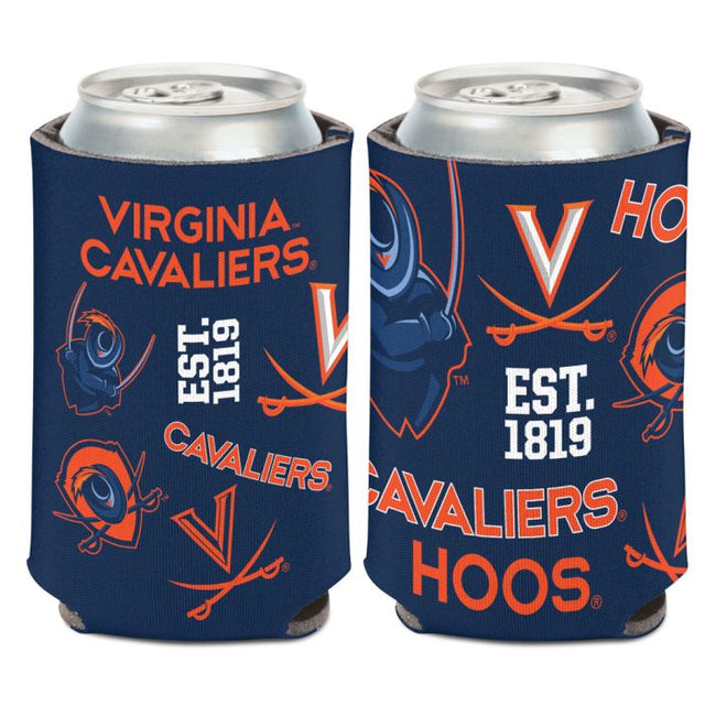 Virginia Cavaliers SCATTER PRINT Can Cooler 12 oz.