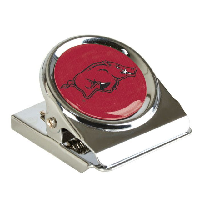 Arkansas Razorbacks Metal Magnet Clip