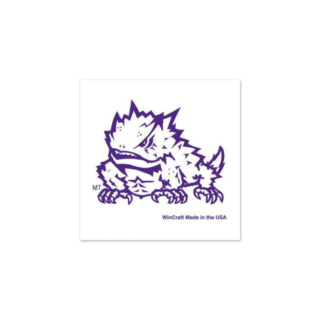 TCU Horned Frogs Frog Tattoo 4 pack