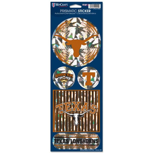 Texas Longhorns Prismatic Decal 4" x 11"
