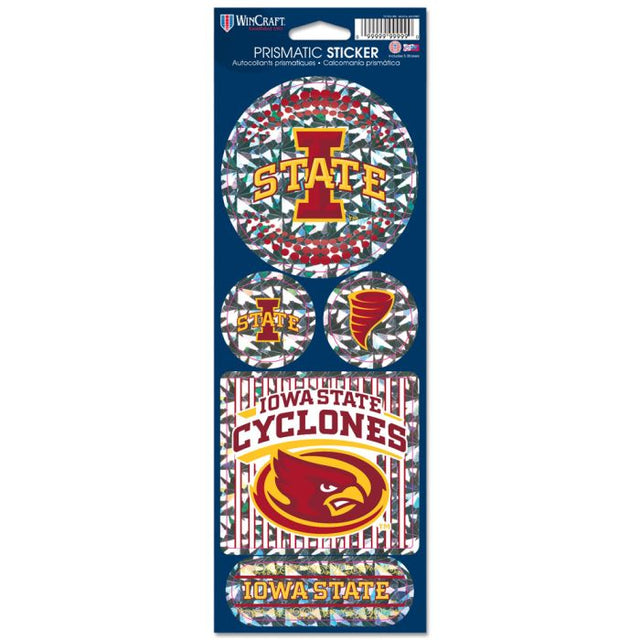 Iowa State Cyclones Prismatic Decal 4" x 11"
