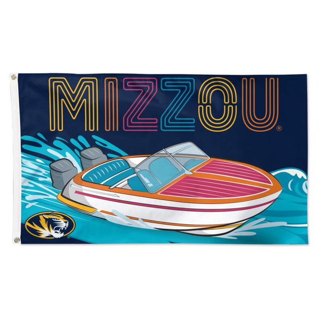 Missouri Tigers MISSOURI LAKE VIBES SPEED BOAT Flag - Deluxe 3' X 5'