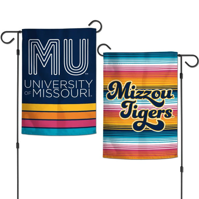 Missouri Tigers MISSOURI LAKE VIBES HORIZON Garden Flags 2 sided 12.5" x 18"