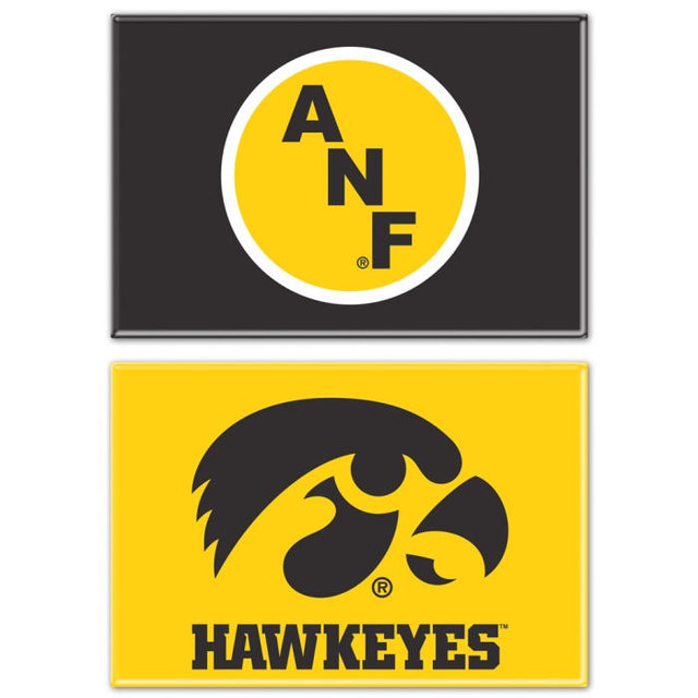 Iowa Hawkeyes Rectangle Magnet, 2pack 2" x 3"