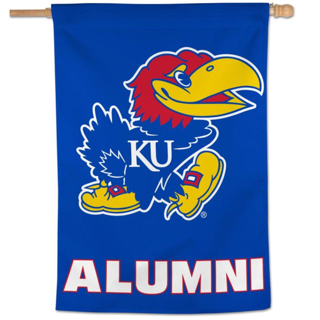 Kansas Jayhawks ALUMNI Vertical Flag 28" x 40"