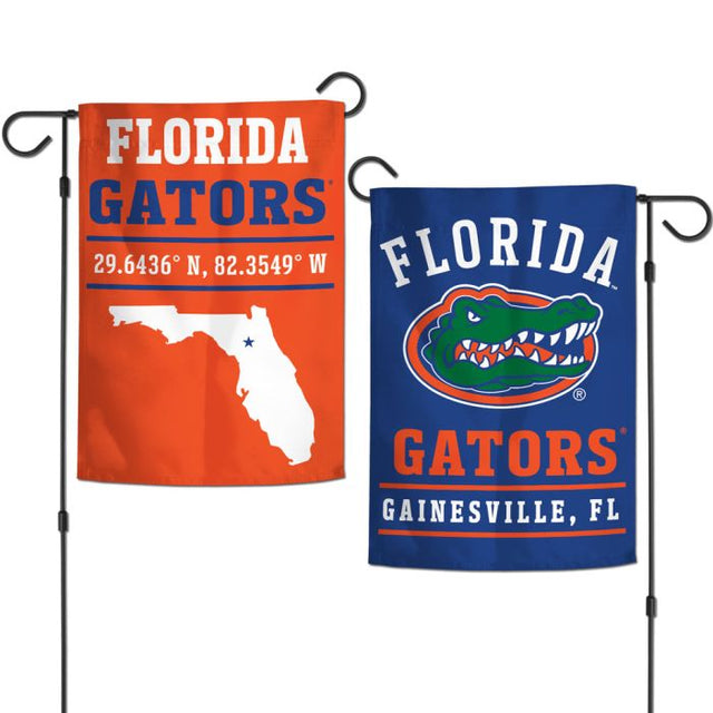 Banderas de jardín de Florida Gators de 2 lados, 12,5" x 18"