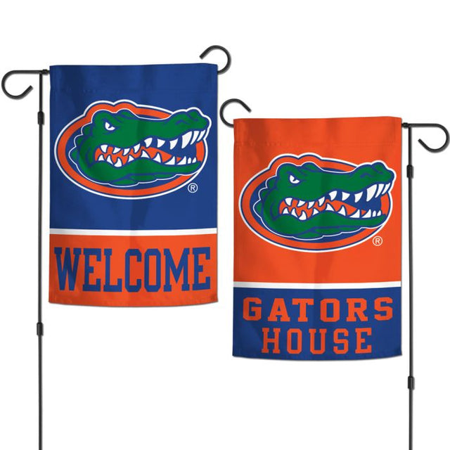 Banderas de jardín de la bandera de Florida Gators de 2 lados, 12,5" x 18"