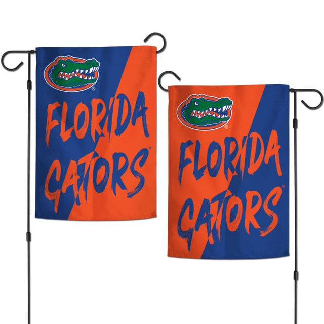 Banderas de jardín WORDSPLIT de Florida Gators, de 2 lados, 12,5" x 18"