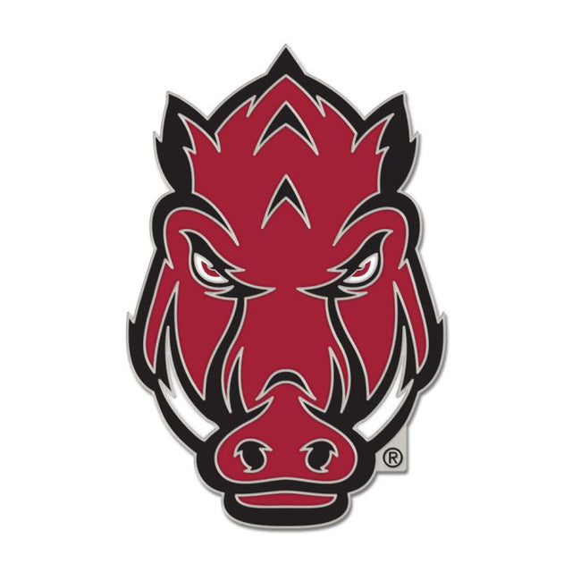 Arkansas Razorbacks SECONDARY LOGO Collector Enamel Pin Jewelry Card