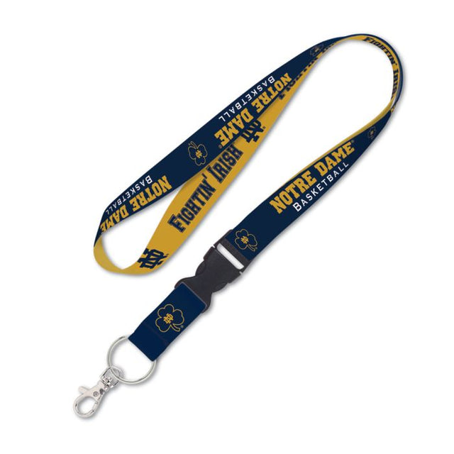 Notre Dame Fighting Irish BASKETBALL Lanyard w/detachable buckle 1"