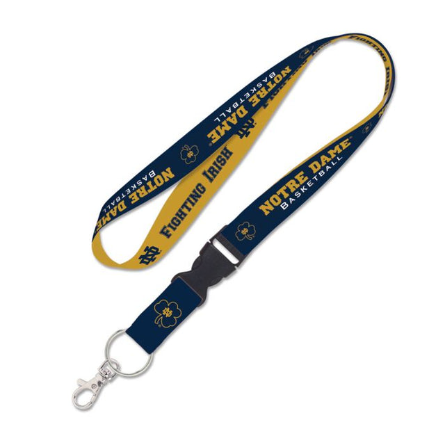 Notre Dame Fighting Irish BASKETBALL Lanyard w/detachable buckle 1"