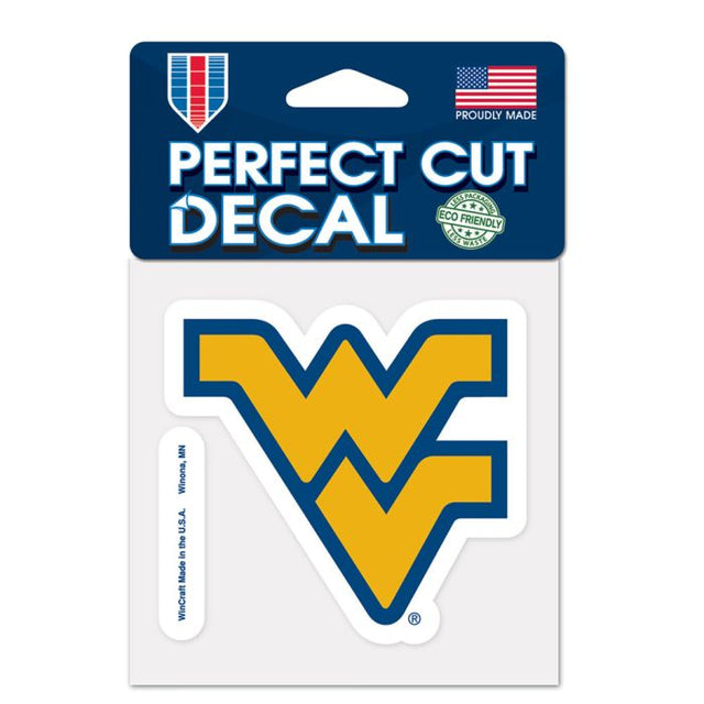 West Virginia Mountaineers Perfect Cut Color Decal 4" x 4"