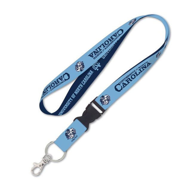North Carolina Tar Heels /College Vault Lanyard w/detachable buckle 1"
