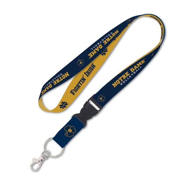 Notre Dame Fighting Irish VOLLEYBALL Lanyard w/detachable buckle 1"