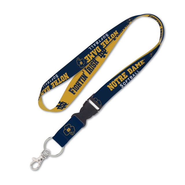 Notre Dame Fighting Irish SOFTBALL Lanyard w/detachable buckle 1"