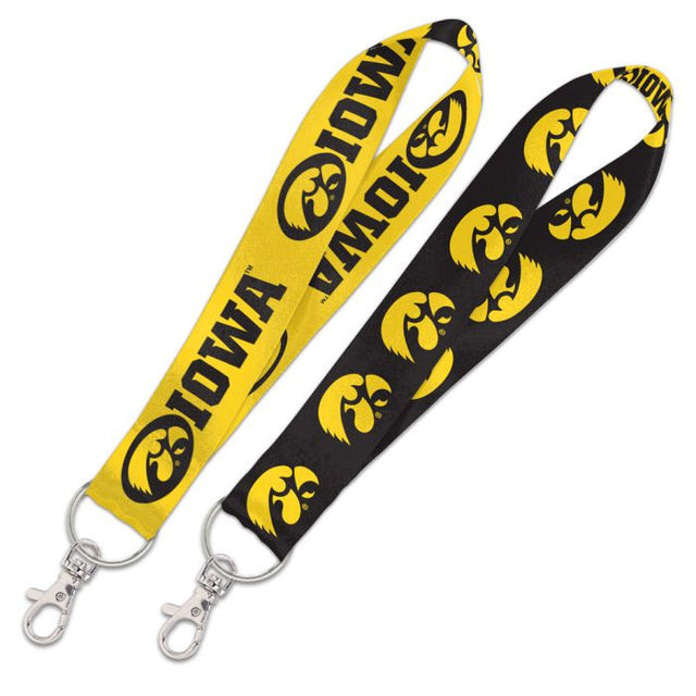 Iowa Hawkeyes Lanyard Key Strap 1"