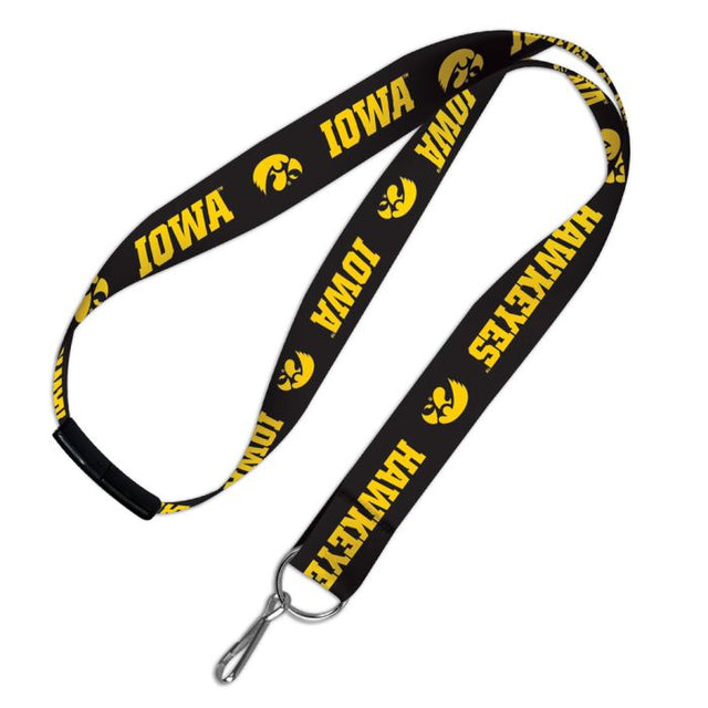 Iowa Hawkeyes Lanyards w/Breakaway 1"