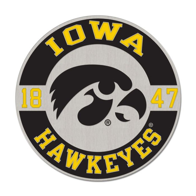 Iowa Hawkeyes Collector Enamel Pin Jewelry Card