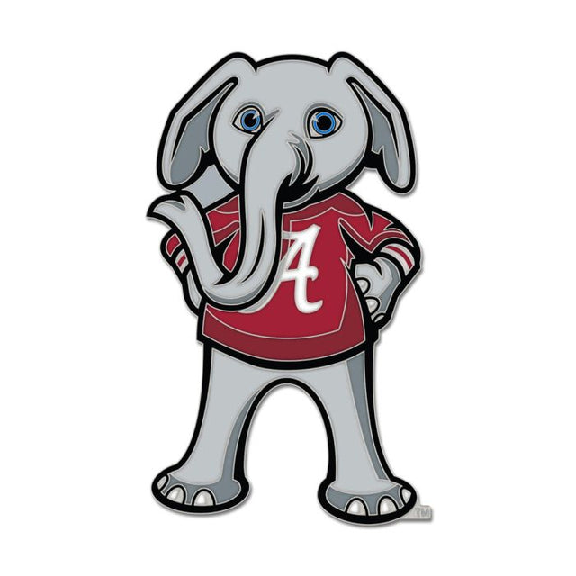 Tarjeta de joyería con pin esmaltado de colección de la mascota Alabama Crimson Tide