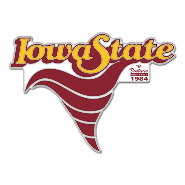 Iowa State Cyclones / Vintage Collegiate VAULT Collector Enamel Pin Jewelry Card