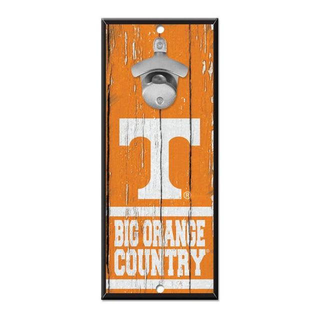 Tennessee Volunteers Bottle Opener Sign 5x11