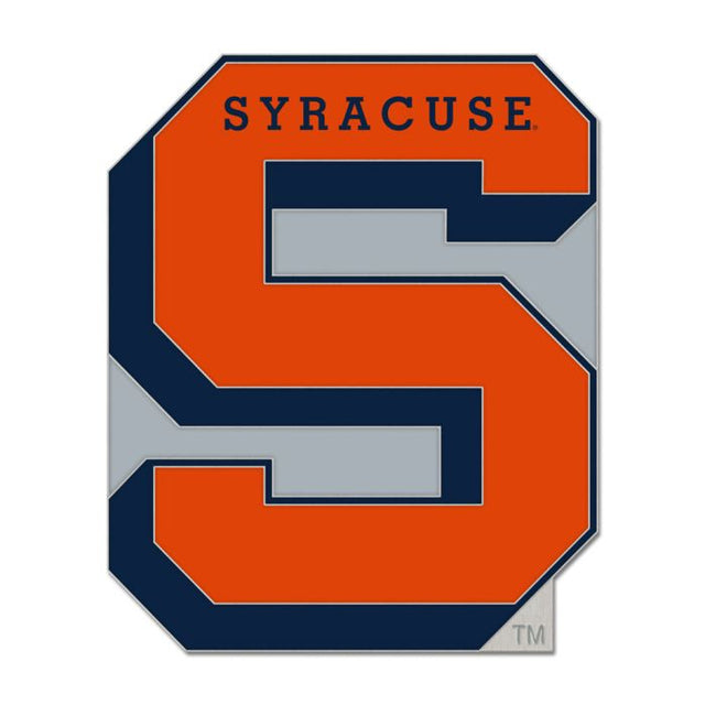 Tarjeta de joyería con pin esmaltado de coleccionista de Syracuse Orange/College Vault