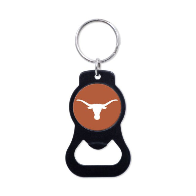 Texas Longhorns Black Bottle Opener Key Ring