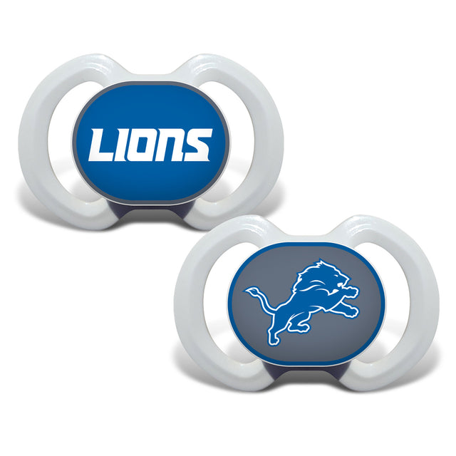 Paquete de 2 chupetes de los Detroit Lions