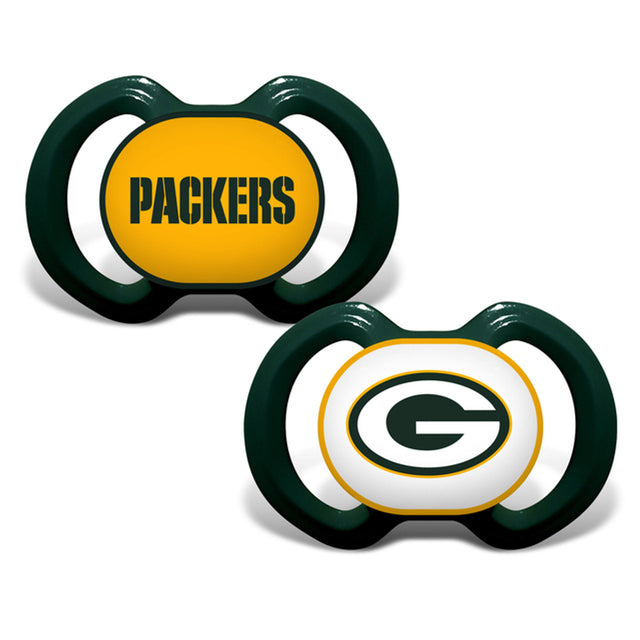 Paquete de 2 chupetes de los Green Bay Packers
