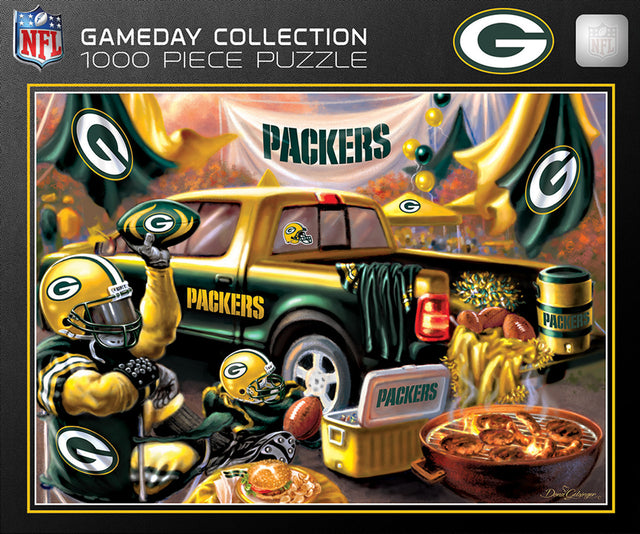Rompecabezas de 1000 piezas de los Green Bay Packers con diseño de día de juego