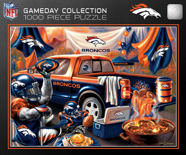 Rompecabezas de 1000 piezas de los Denver Broncos con diseño de día de juego