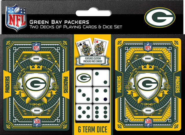 Juego de naipes y dados de los Green Bay Packers