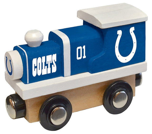 Tren de juguete de madera de los Indianapolis Colts CO