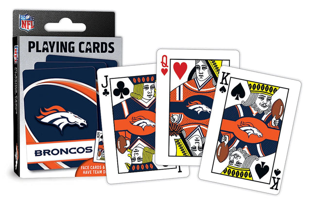 Logotipo de las cartas de juego de los Denver Broncos
