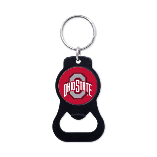 Ohio State Buckeyes Black Bottle Opener Key Ring