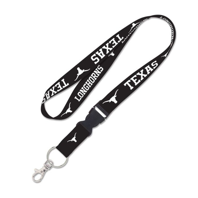 Texas Longhorns BLACKOUT Lanyard w/detachable buckle 1"