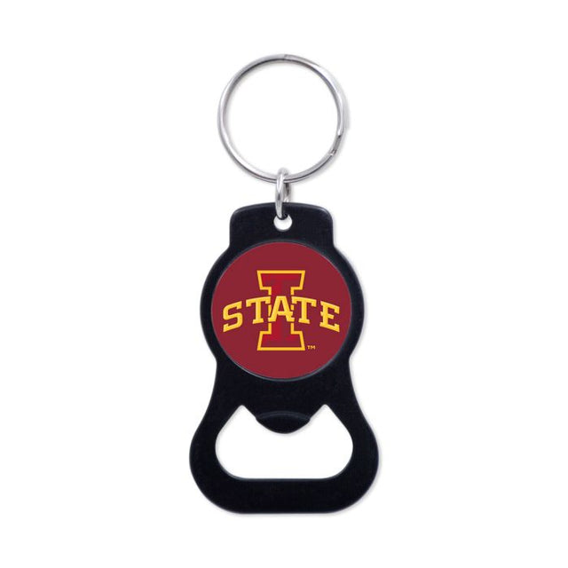 Iowa State Cyclones Black Bottle Opener Key Ring