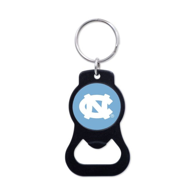 North Carolina Tar Heels Black Bottle Opener Key Ring