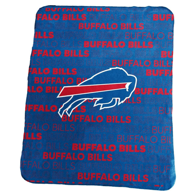 Manta clásica de vellón Buffalo Bills de 50 x 60 pulgadas