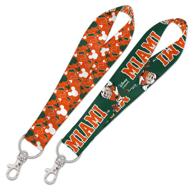 Miami Hurricanes / Disney Lanyard Key Strap 1"