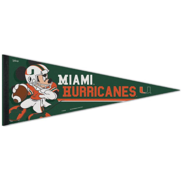 Miami Hurricanes / Disney Premium Pennant 12" x 30"