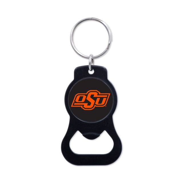 Oklahoma State Cowboys Black Bottle Opener Key Ring