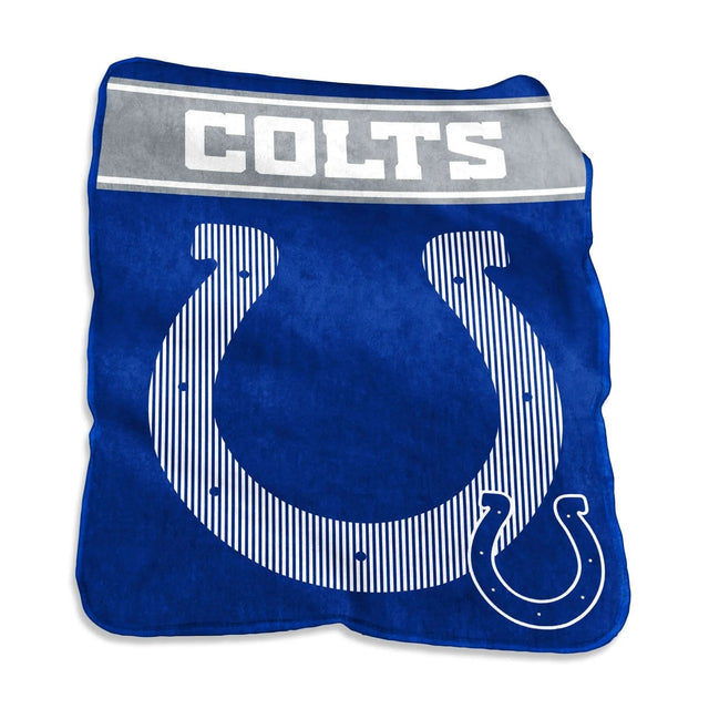 Manta de los Indianapolis Colts de 60 x 80 pulgadas, de estilo Raschel