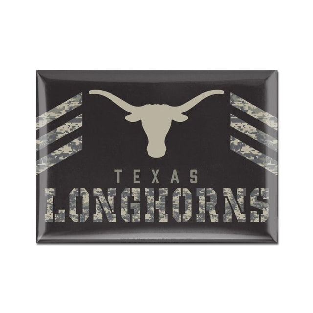 Texas Longhorns Camo Metal Magnet 2.5" x 3.5"